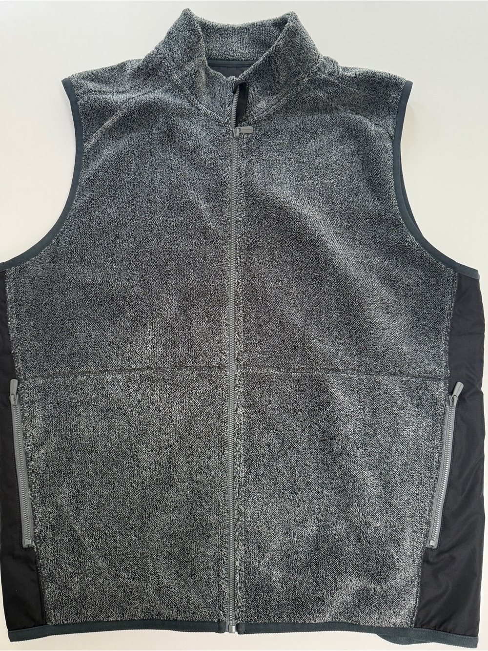 Tommy Bahama Gray Full-Zip Sherpa Vest